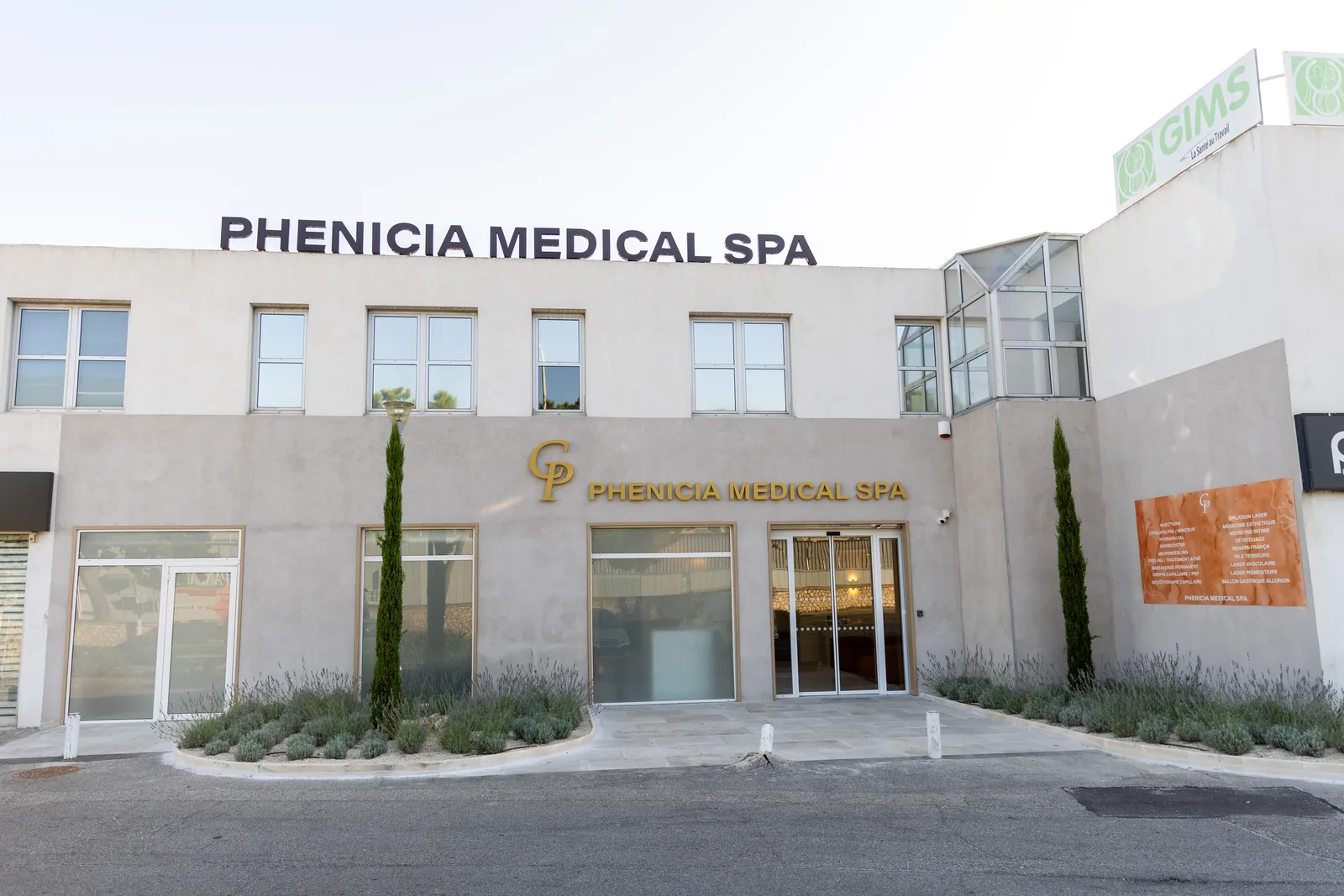 Façade du Phenicia Medical Spa, médecine esthétique à Marseille La Valentine