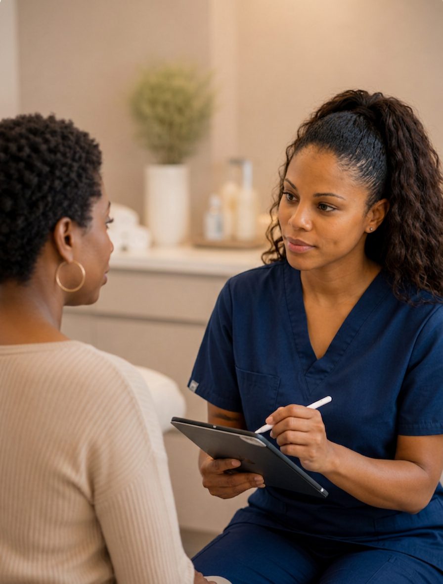Bilan personnalisé pour peau noire à l'Ethnic Lab de la Clinique Phénicia à Marseille