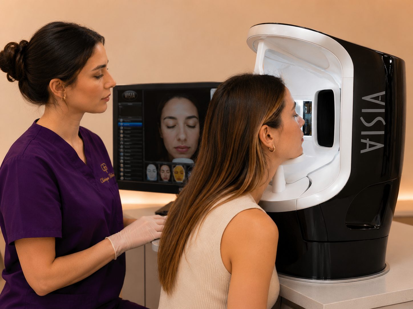 Analyse de peau VISIA 3D à la Clinique Phenicia à Marseille