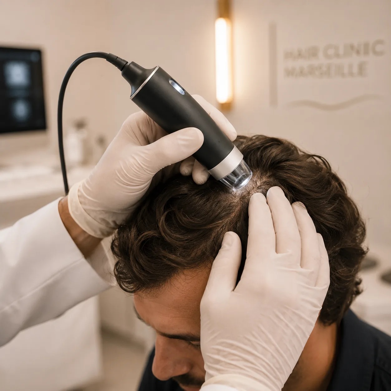 Bilan capillaire par trichoscopie à la Clinique Phénicia à Marseille